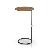 Mesa De Apoio Regulável Base Ferro Preto Estilo Industrial