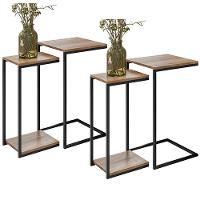 02 Conjuntos De Mesas Laterais D01 Design Demolição - 1