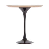 Mesa Saarinen Lateral Imbuia 51cm - Base Preta - 2
