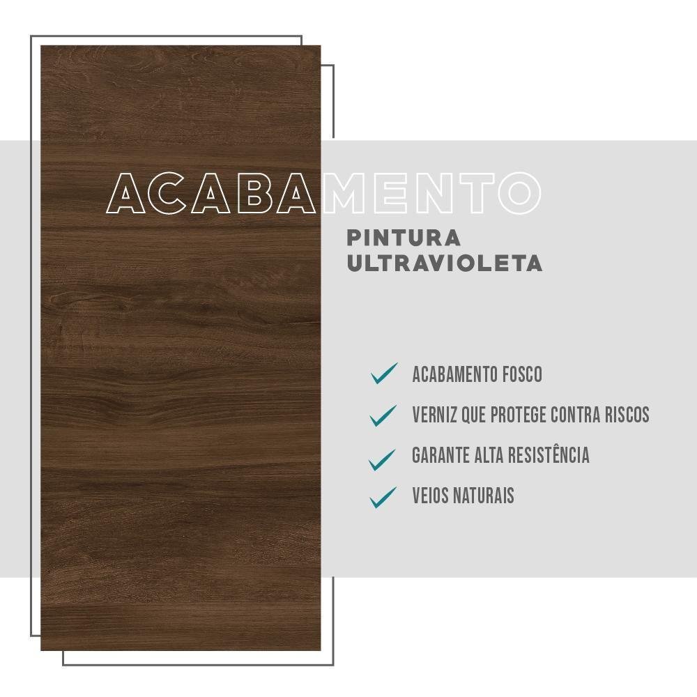 Mesa De Centro Com Bandeja Madeirada E Tubos Pretos Carraro - 7