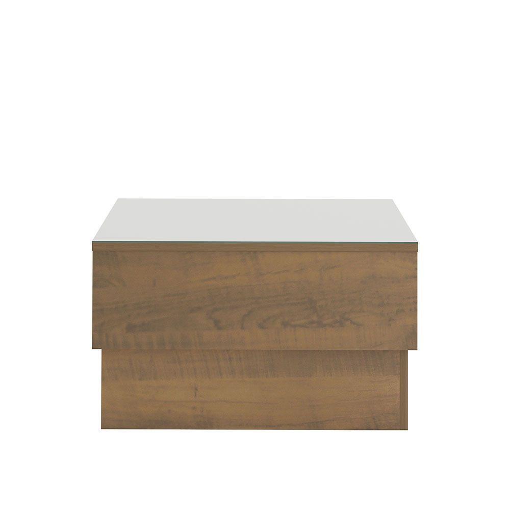 Mesa De Centro Parati Pinho Com Tampo Espelhado - Artely - 7