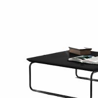 Mesa De Centro Munique 70x70 Cm Preto Com Base Preta - 2