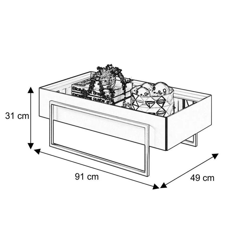 Mesa Centro Suri Creme - 2