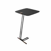 Mesa De Apoio Bandeja Preta Base Preta - 1