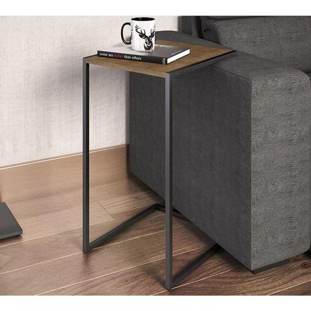 Mesa Lateral 27820 Linha Complementos Preto - 1