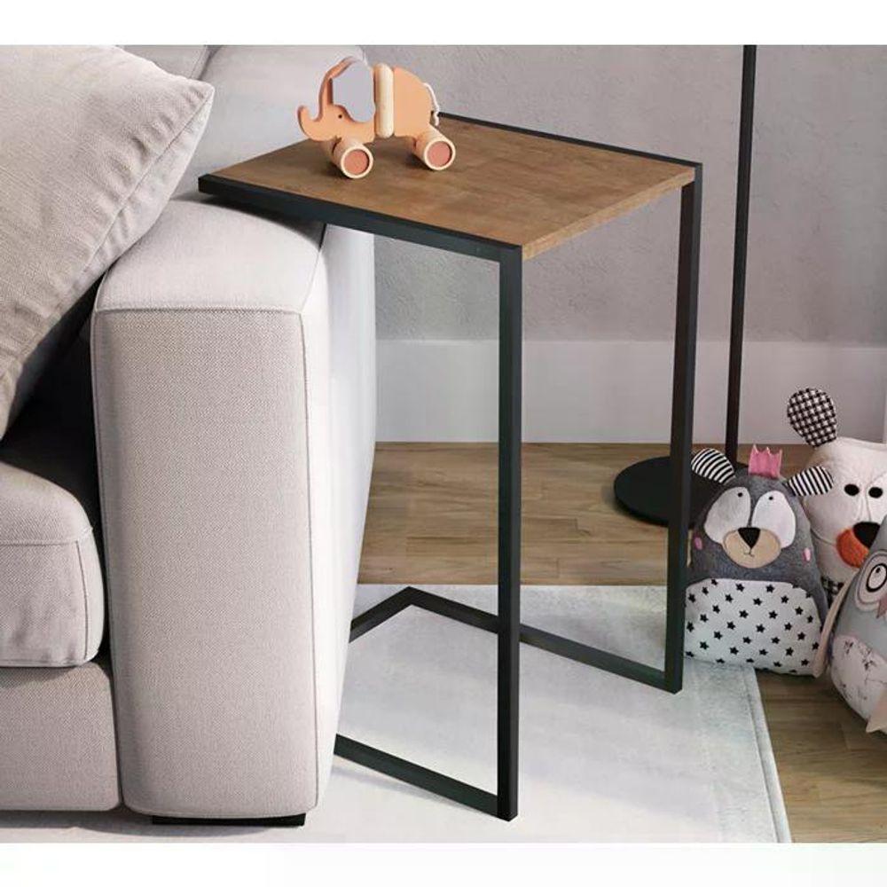Mesa Lateral 27820 Linha Complementos Preto - 5