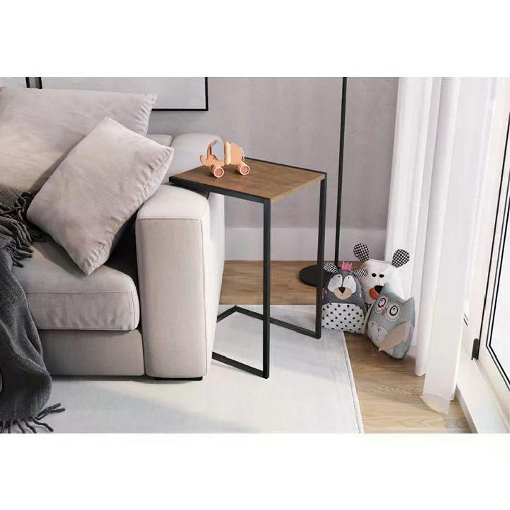 Mesa Lateral 27820 Linha Complementos Preto - 6