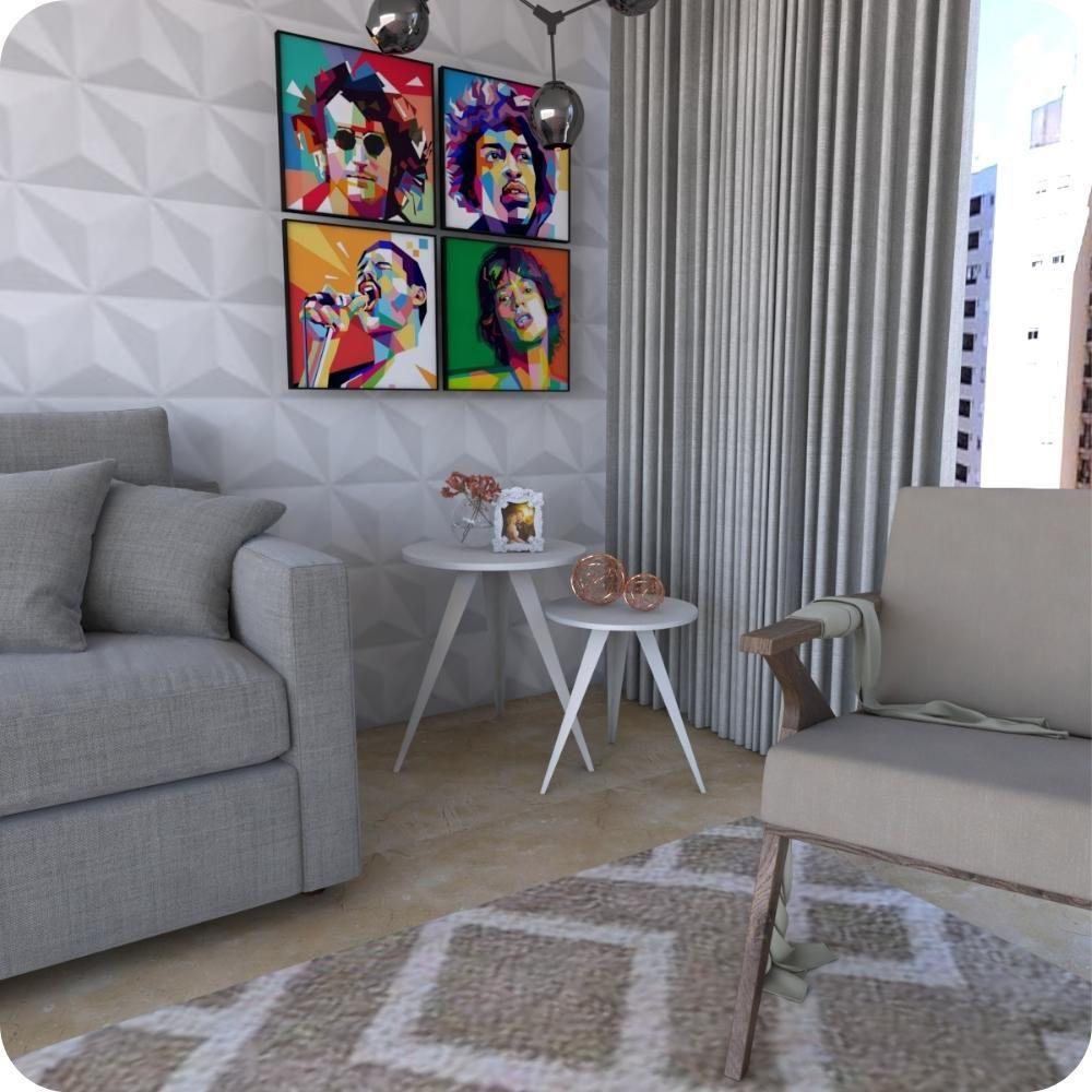 2 Mesinhas Lateral de Canto Redonda B.b - 4