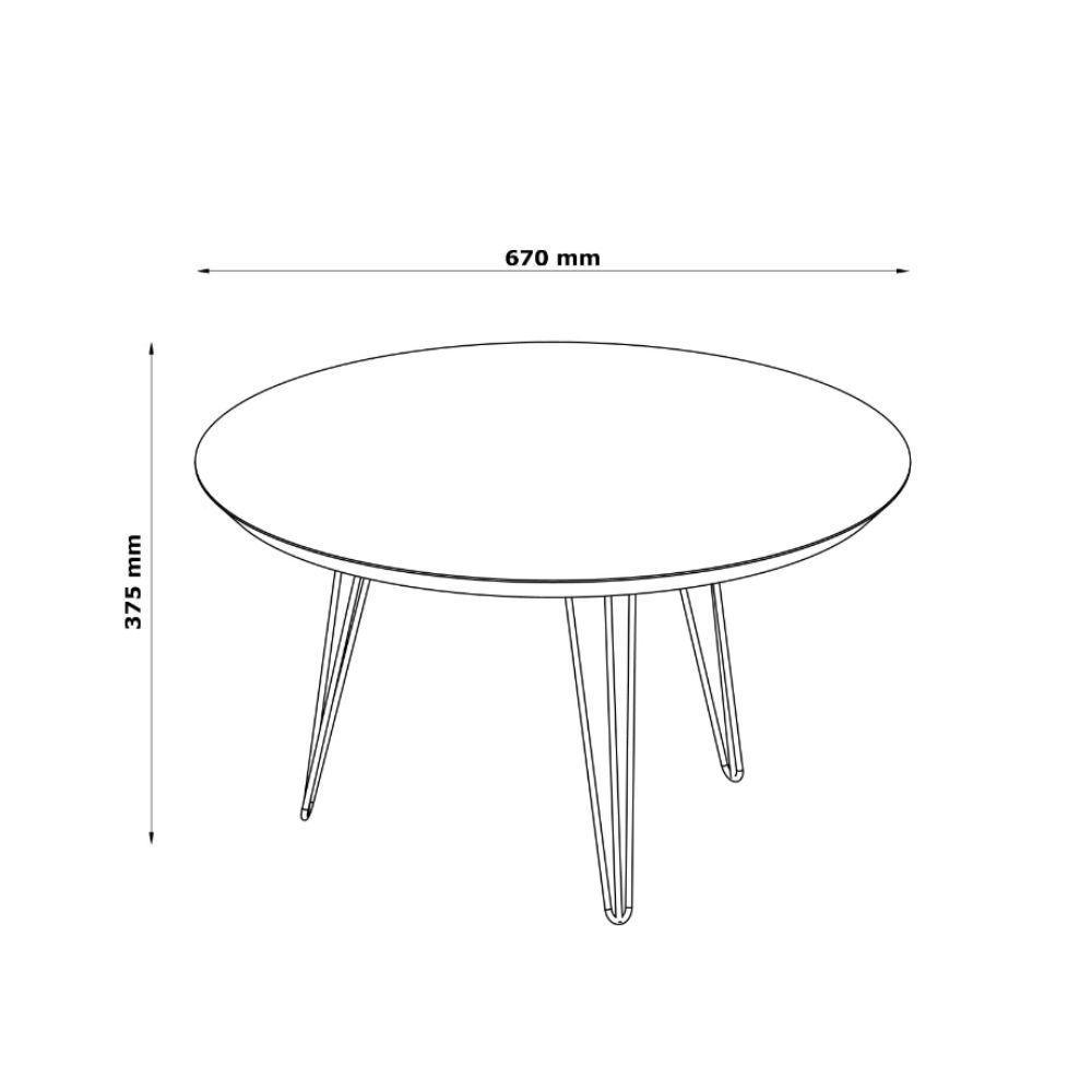 Mesa De Centro Evolution Off-white Patrimar - 5