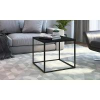 Mesa Lateral Cube 24803 Linha Complementos Preto