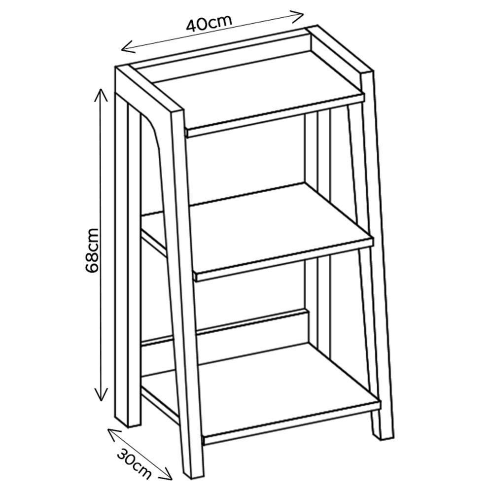 Mesa Lateral Apoio Centro Loft Cinza Natture Líder Design - 2