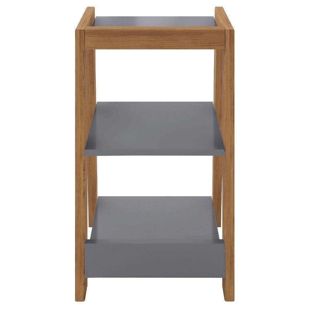 Mesa Lateral Apoio Centro Loft Cinza Natture Líder Design - 5