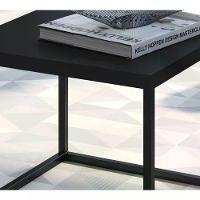 Mesa De Centro Ou Lateral 24801 Linha Complementos Preto