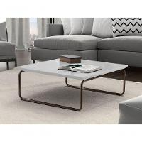 Mesa de Centro Kairos Pé Café Bisart Decor laca Branco - 1