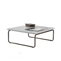 Mesa de Centro Kairos Pé Café Bisart Decor laca Branco - 3