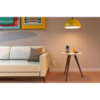 Mesa Lateral de Canto Pé Palito Off White 50cm - 17