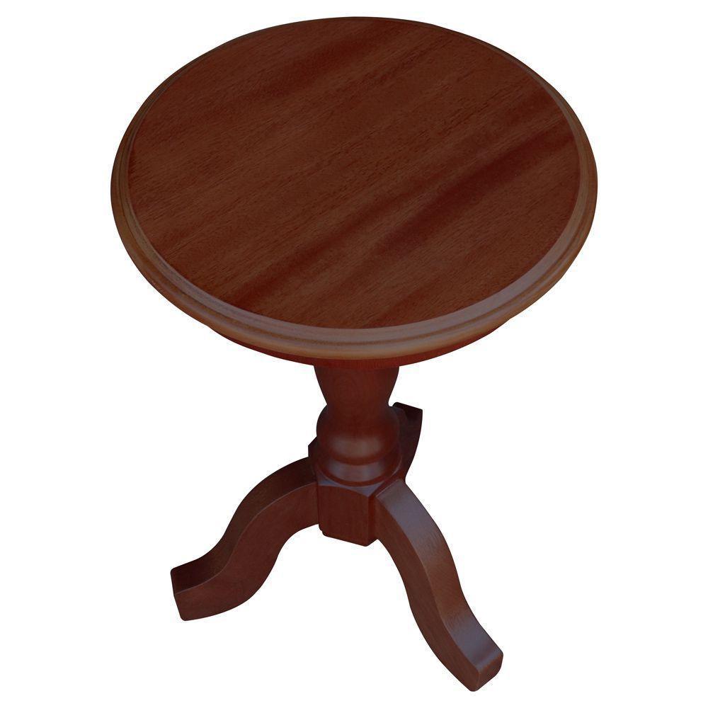 Conjunto 3 Mesas de Apoio Lateral Redonda - 7