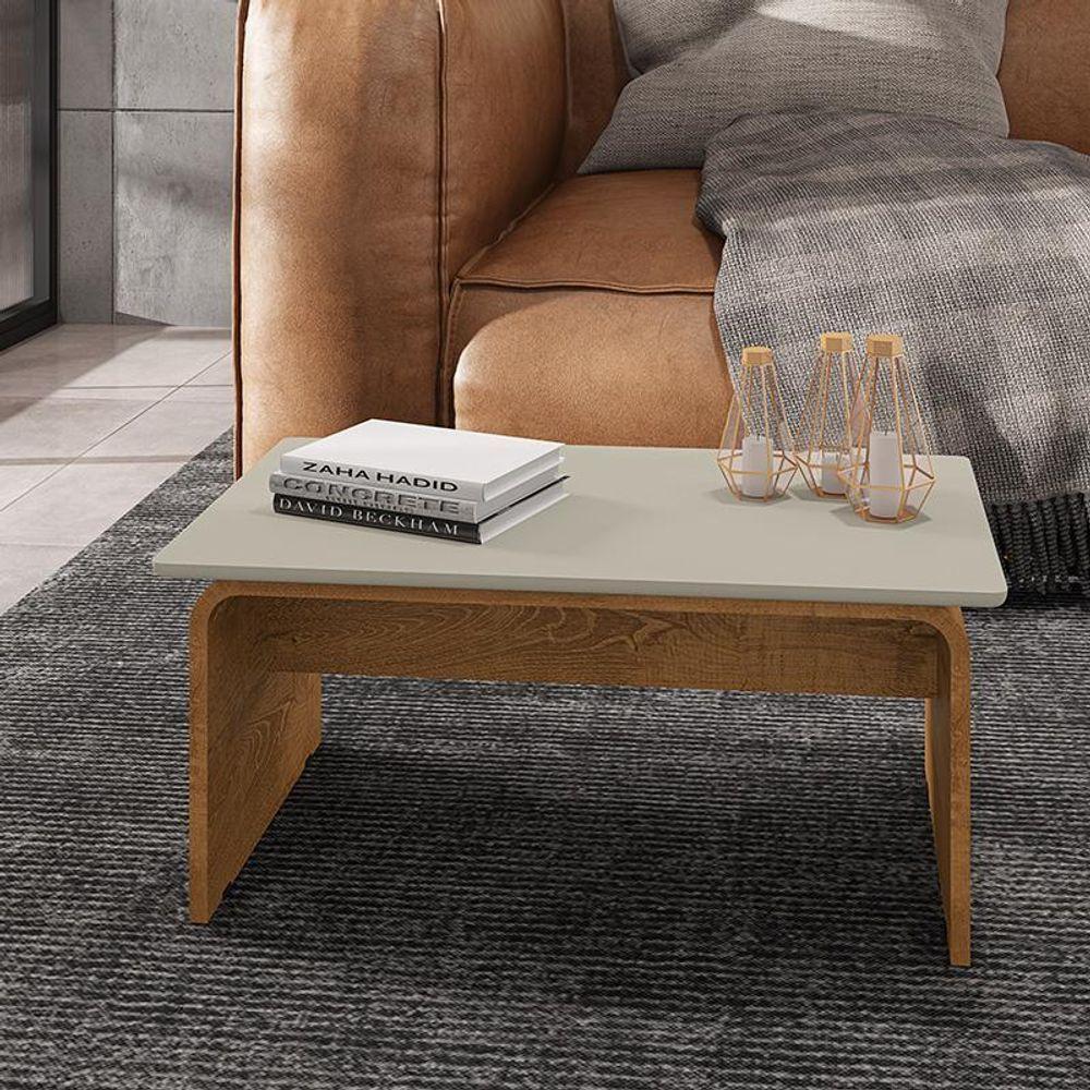 Mesa De Centro Off White/naturale Off White/naturale - 1