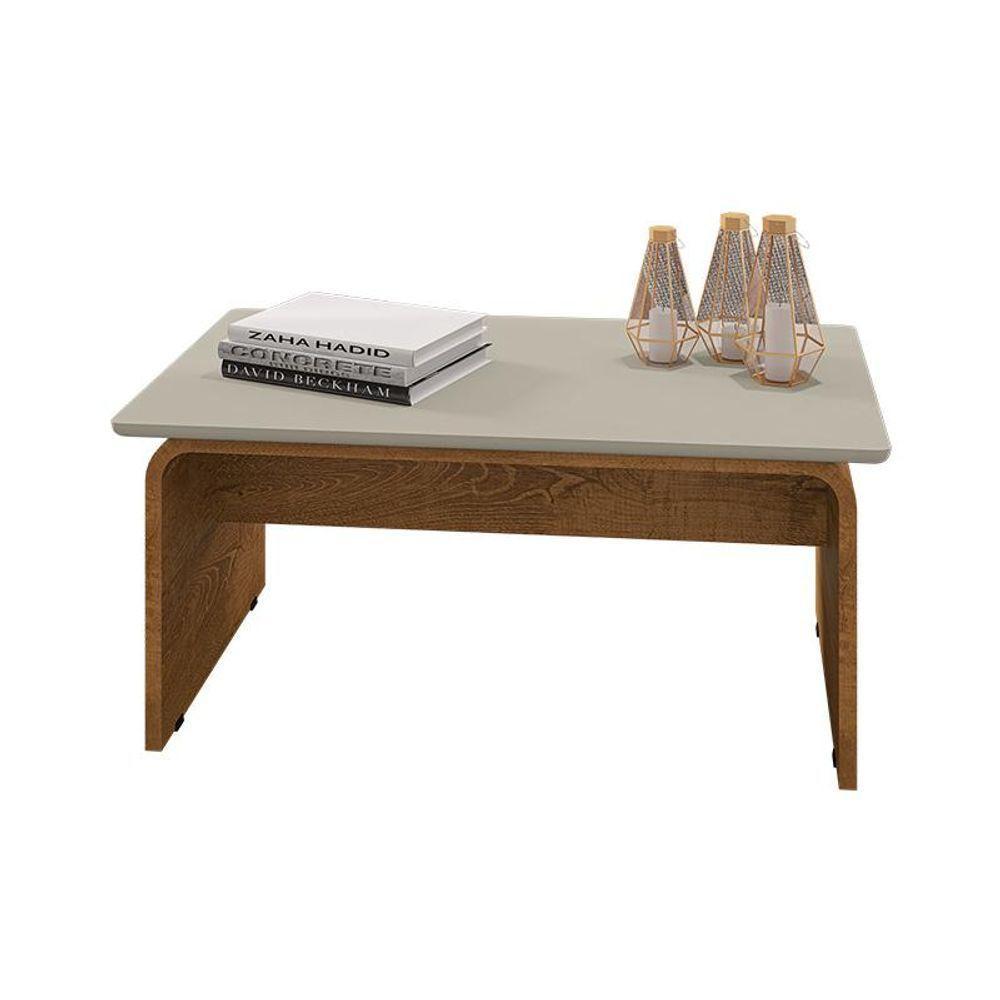 Mesa De Centro Off White/naturale Off White/naturale - 3