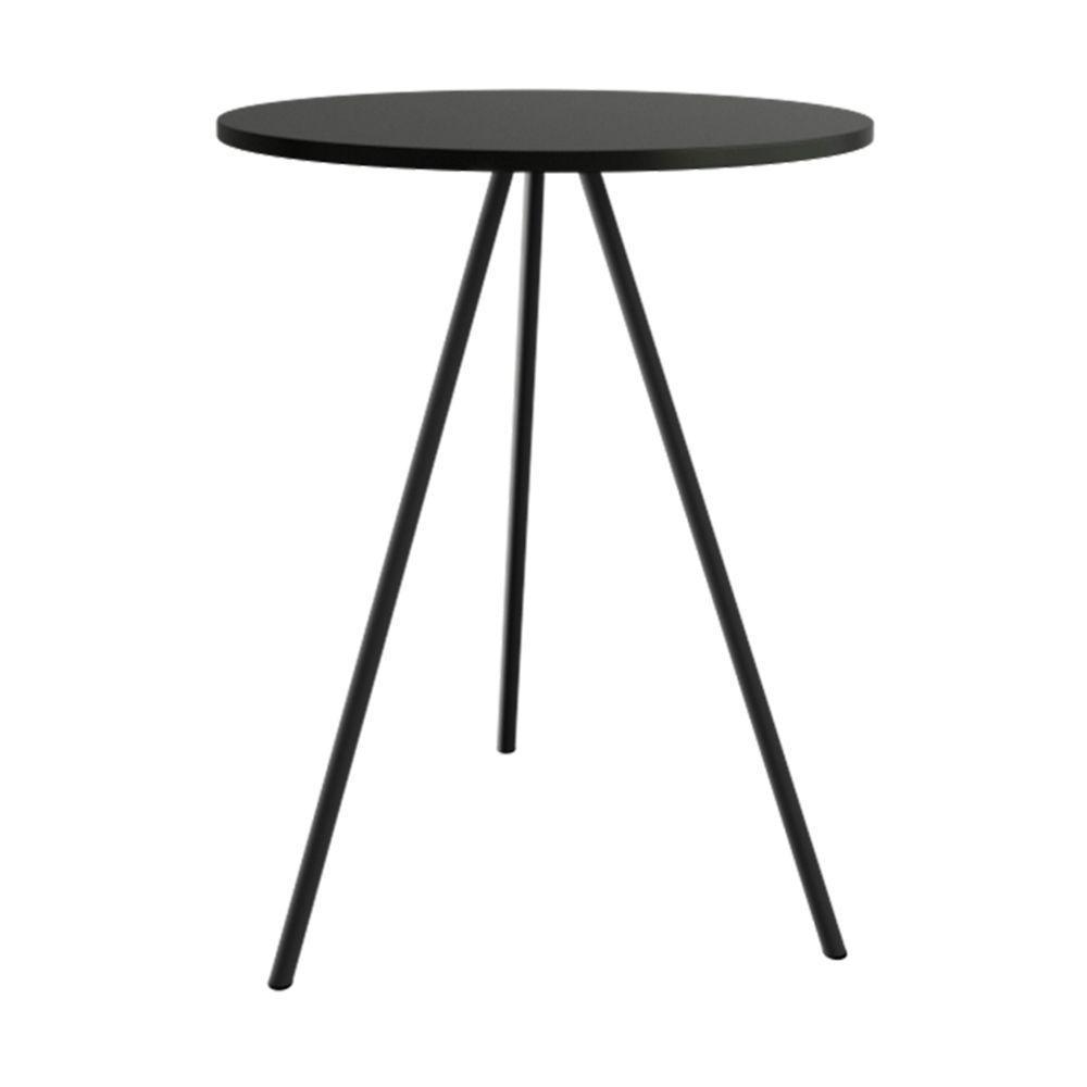 Mesa Lateral Gabriela Wood Preto - Cor: Preto - 6