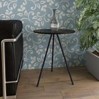 Mesa Lateral Gabriela Wood Preto - Cor: Preto - 2