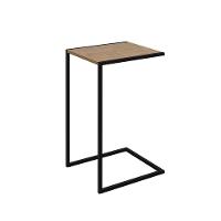 Mesa Lateral Industrial Vermont Base Metálica Preto - 1