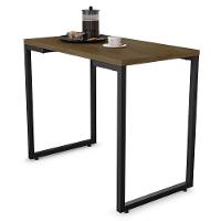 Conjunto Mesa De Cozinha 90cm 2 Banquetas Castanho - 2