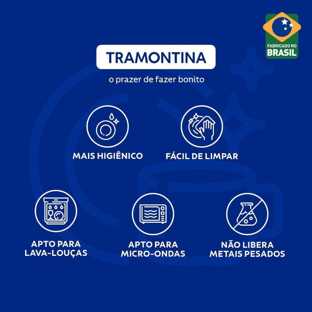 Aparelho De Jantar Tramontina Ingrid Em Porcelana 20 Peças - 2