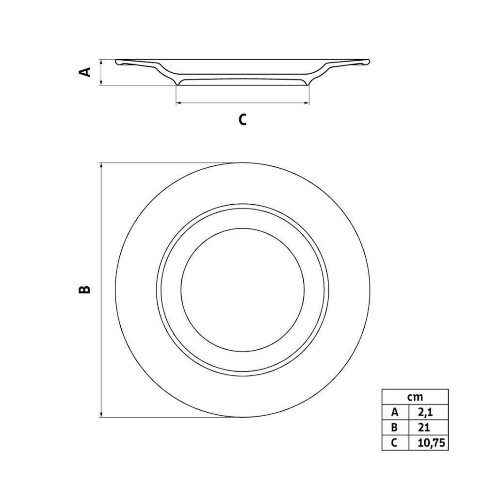 Aparelho De Jantar Tramontina Ingrid Em Porcelana 20 Peças - 4