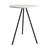 Mesa Lateral Gabriela Wood Branco E Preto - Branca - 3