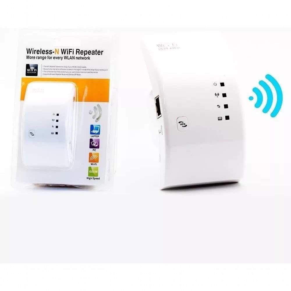 Roteador Repetidor Sinal Wifi 300Mbps Wps Ap Aumentar Sinal . - 2