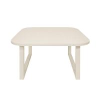 Mesa De Centro Lateral De Apoio Para Sala Estar Square Off White Laca - 7