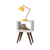 Mesa Lateral Retrô 40 Olivar - Cor: Branco - 4