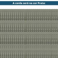 Mesa De Centro Oval Elon Ozki 80 Cm Madeira Eucalipto Cedro Corda Chata Prata - 3