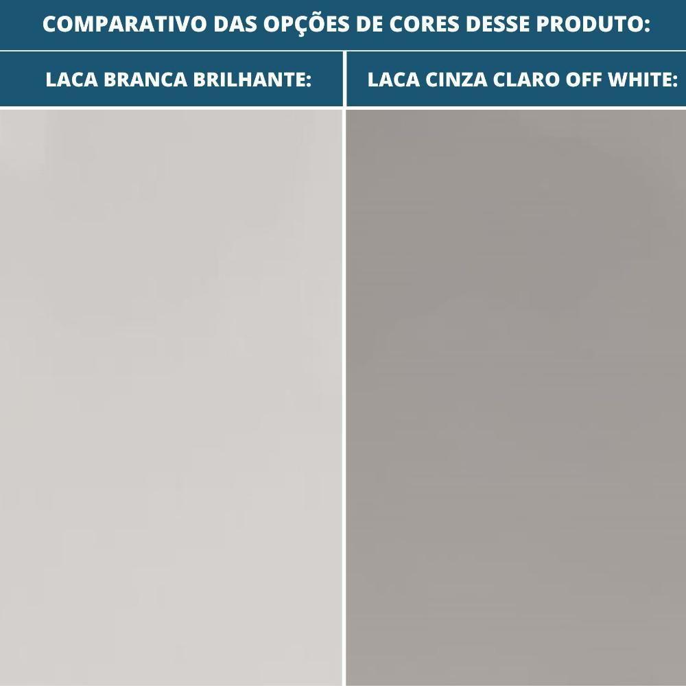 Mesa De Centro Zurique Univ Retangular 120 Cm Tampo Madeira Branca Base Madeira Amêndoa - 3