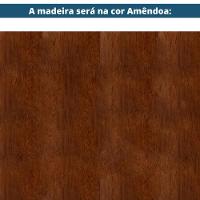 Mesa De Apoio Gávia Ozki 62 Cm Madeira Eucalipto Amêndoa Junco Natural - 2