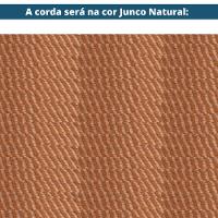 Mesa De Apoio Gávia Ozki 62 Cm Madeira Eucalipto Amêndoa Junco Natural - 3