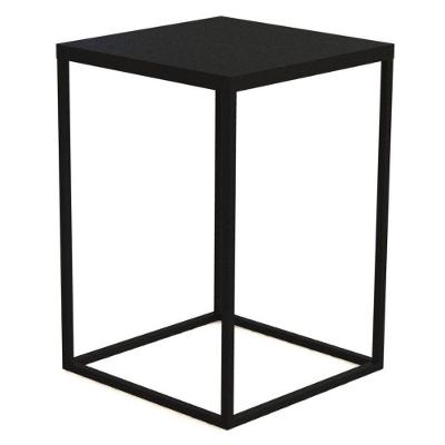 Mesa Lateral G Cube Preto Artesano
