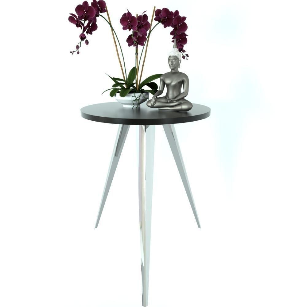 Mesinha Lateral De Canto Para Sala E Quarto Redonda C.p - 1