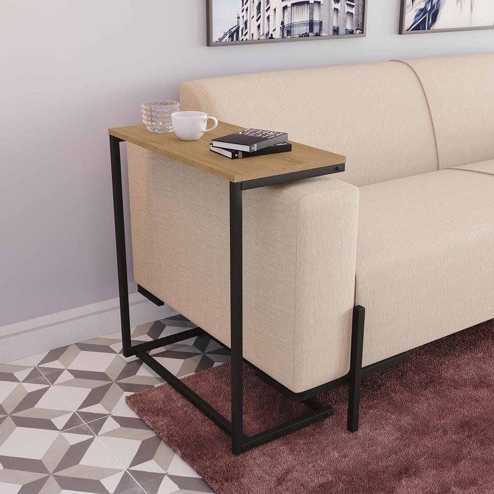 Mesa De Apoio Kappesberg Freijó/preto Fosco - 1