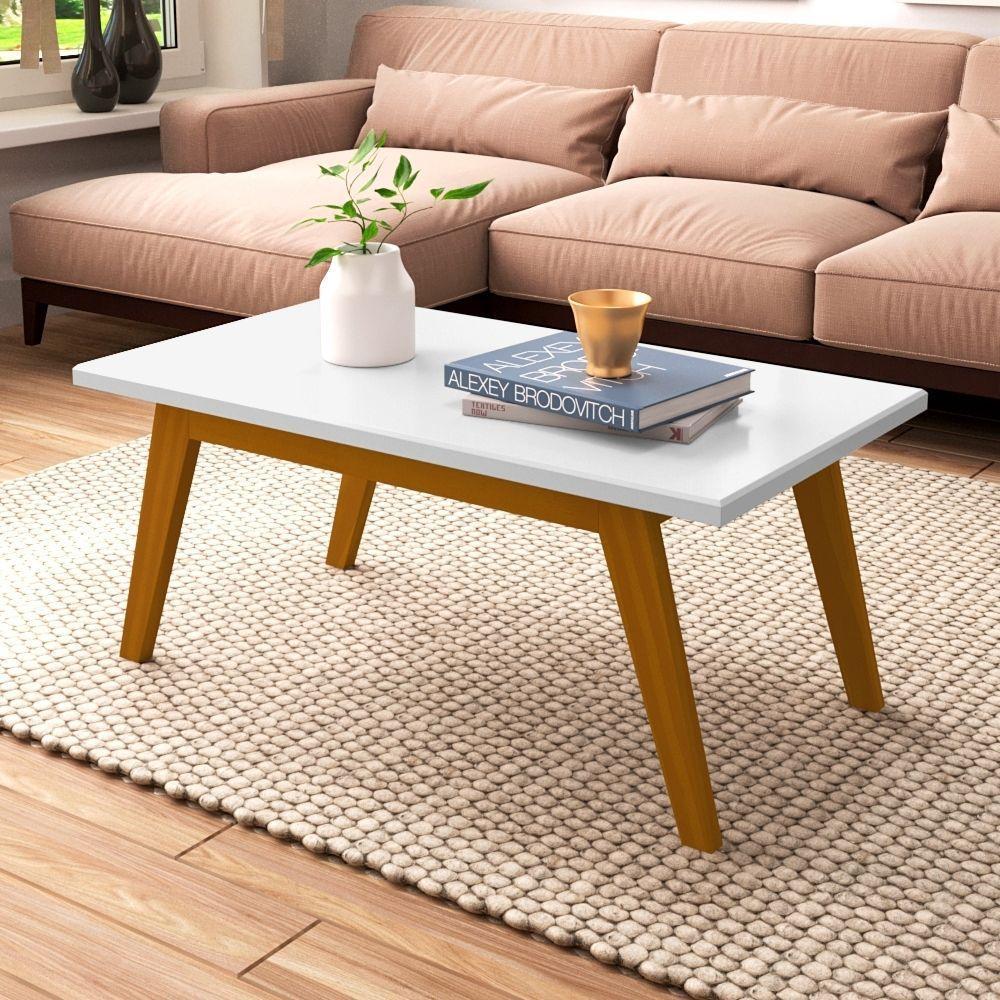 Mesa De Centro Vincent Branco - 1