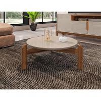 Mesa De Centro Chris Off White Cedro - 1