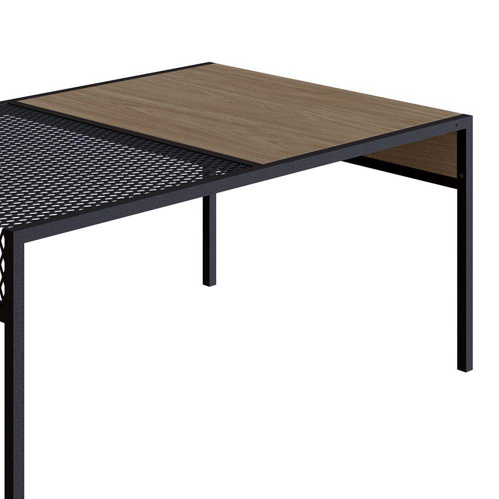 Mesa De Centro New Hanover E Preto 80 Cm - D'rossi - 5