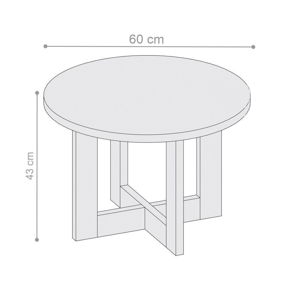 Mesa De Centro Ravena Pérola Nature - 3
