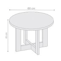 Mesa De Centro Ravena Pérola Nature - 3