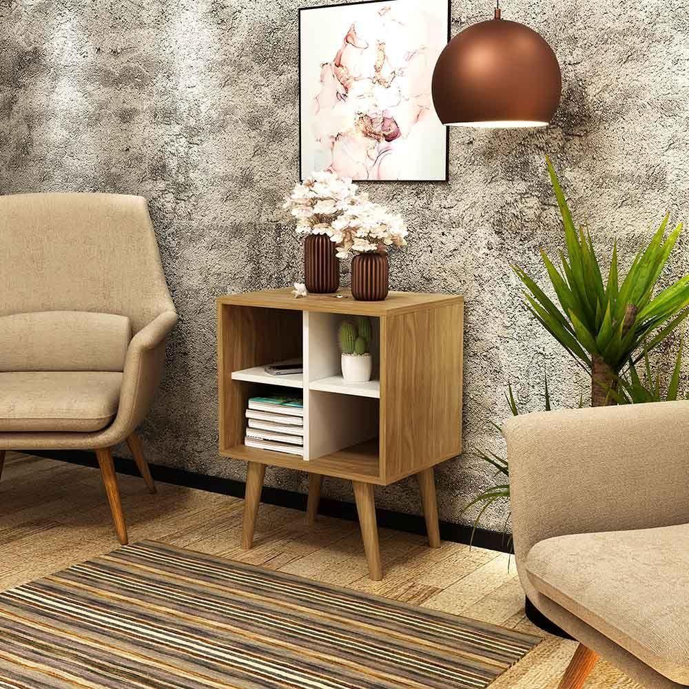 Mesa De Apoio Nicho E1720 Natural Off White - 5