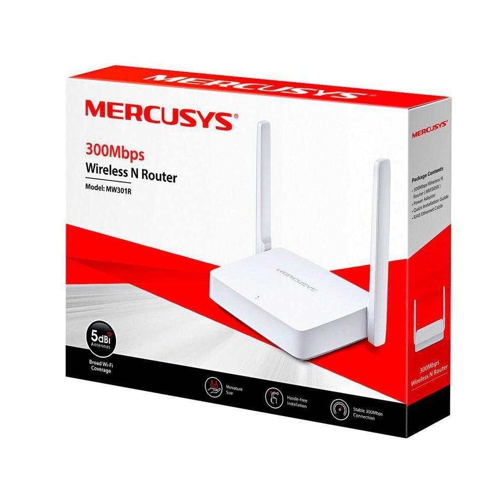 Roteador Wireless Mercusys Mw301R 300Mbps Ipv6 2 Antenas - 2