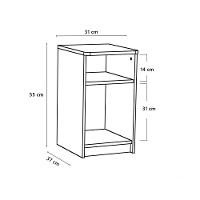 Mesa Lateral Infantil Pietra 100% Mdf - 2