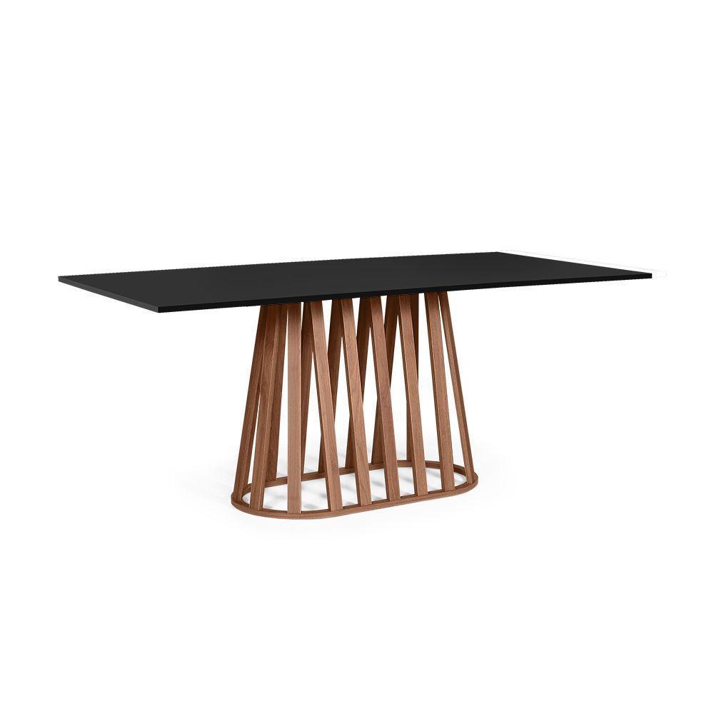 Mesa De Jantar RetangularLugares 200x90cm Gabi Preto/noronhaStraub Web - 1