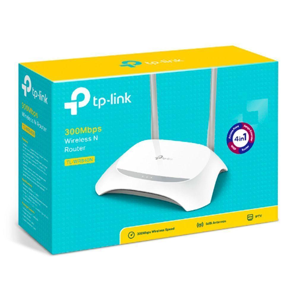 Roteador Wireless 300Mbps Tp-Link Tl-Wr840N W 10/100 Função - 2